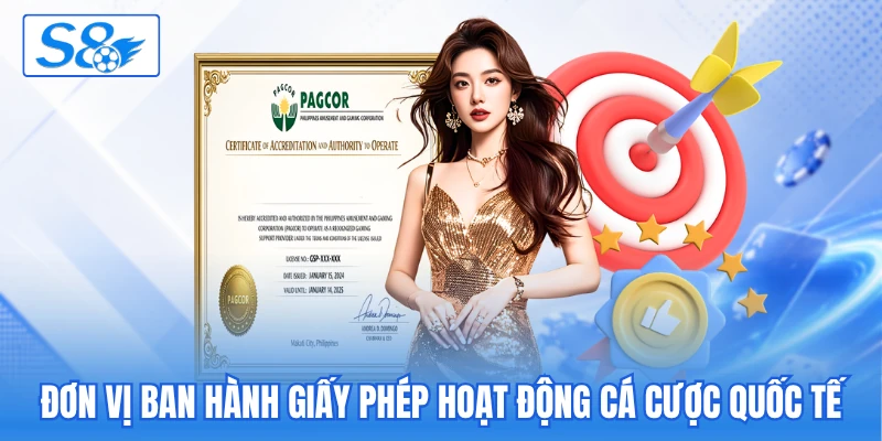 Đơn vị ban hành giấy phép hoạt động cá cược quốc tế